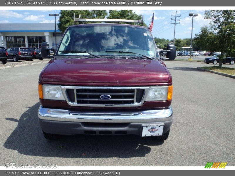 Dark Toreador Red Metallic / Medium Flint Grey 2007 Ford E Series Van E150 Commercial