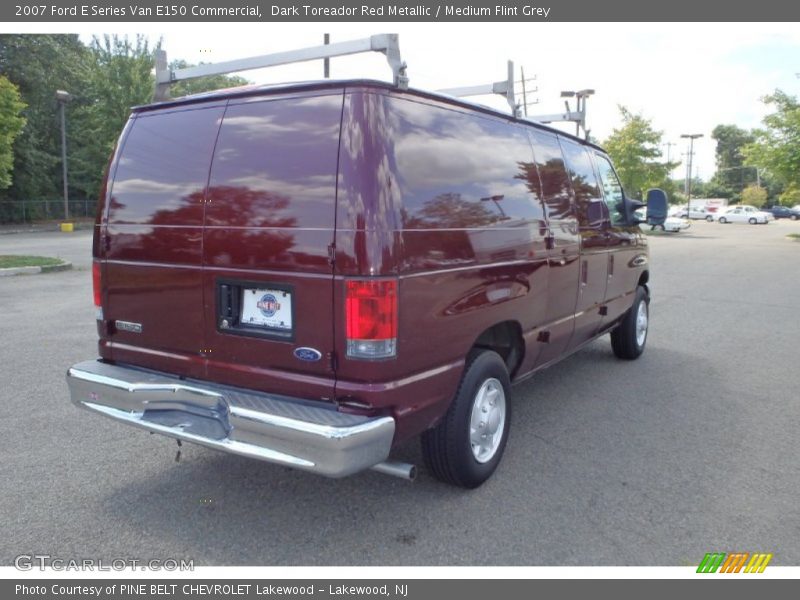 Dark Toreador Red Metallic / Medium Flint Grey 2007 Ford E Series Van E150 Commercial