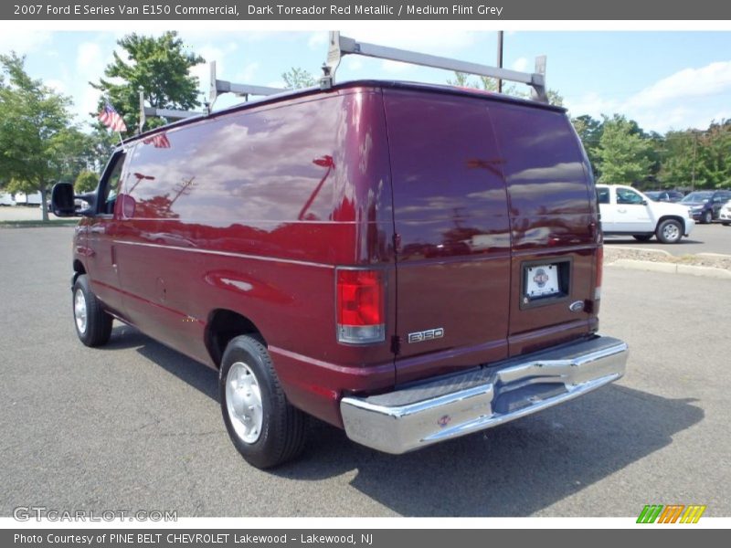 Dark Toreador Red Metallic / Medium Flint Grey 2007 Ford E Series Van E150 Commercial