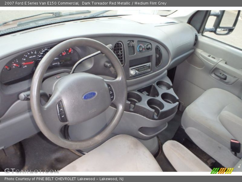 Dark Toreador Red Metallic / Medium Flint Grey 2007 Ford E Series Van E150 Commercial