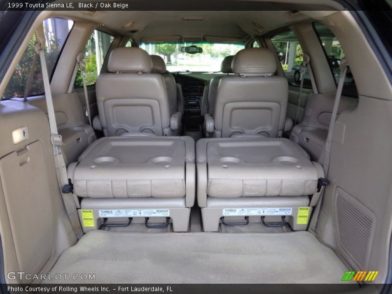 Black / Oak Beige 1999 Toyota Sienna LE