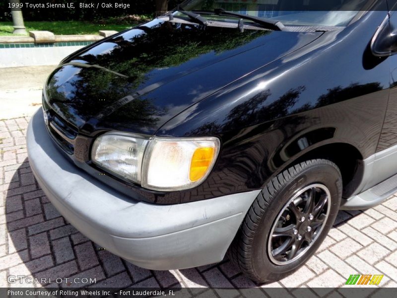 Black / Oak Beige 1999 Toyota Sienna LE