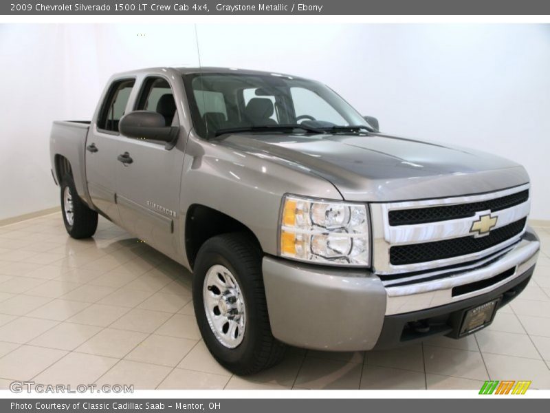 Graystone Metallic / Ebony 2009 Chevrolet Silverado 1500 LT Crew Cab 4x4