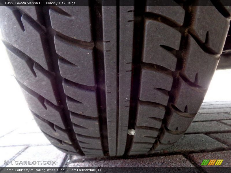Black / Oak Beige 1999 Toyota Sienna LE