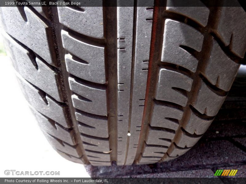 Black / Oak Beige 1999 Toyota Sienna LE
