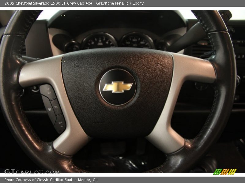  2009 Silverado 1500 LT Crew Cab 4x4 Steering Wheel