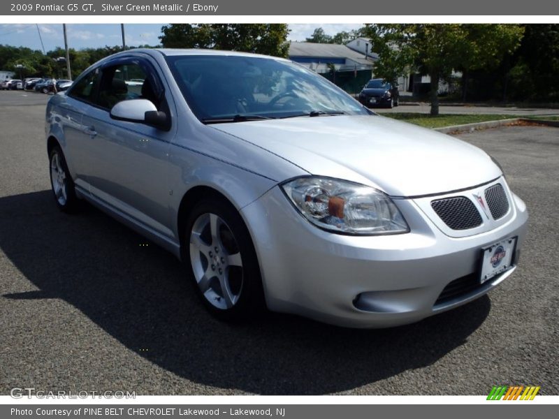 Silver Green Metallic / Ebony 2009 Pontiac G5 GT