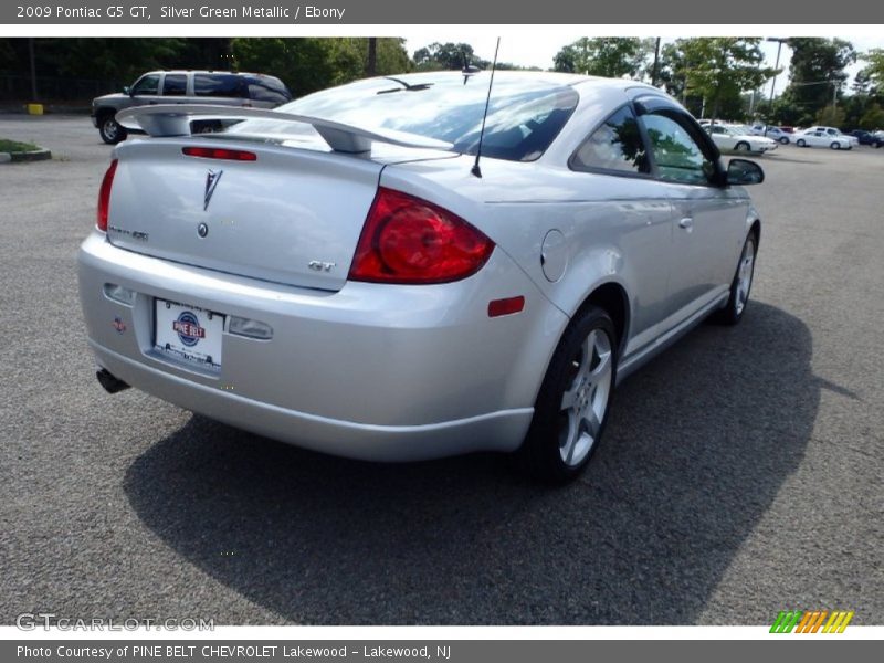 Silver Green Metallic / Ebony 2009 Pontiac G5 GT