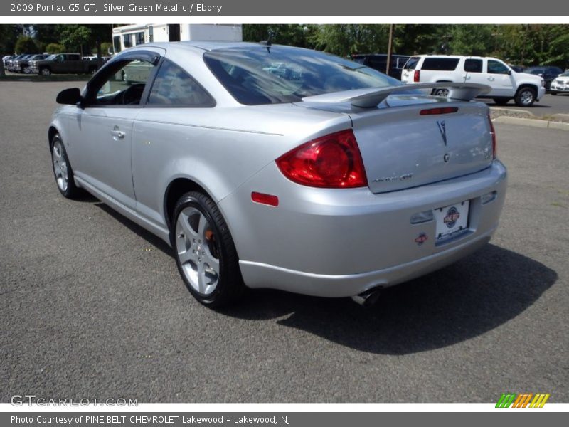 Silver Green Metallic / Ebony 2009 Pontiac G5 GT
