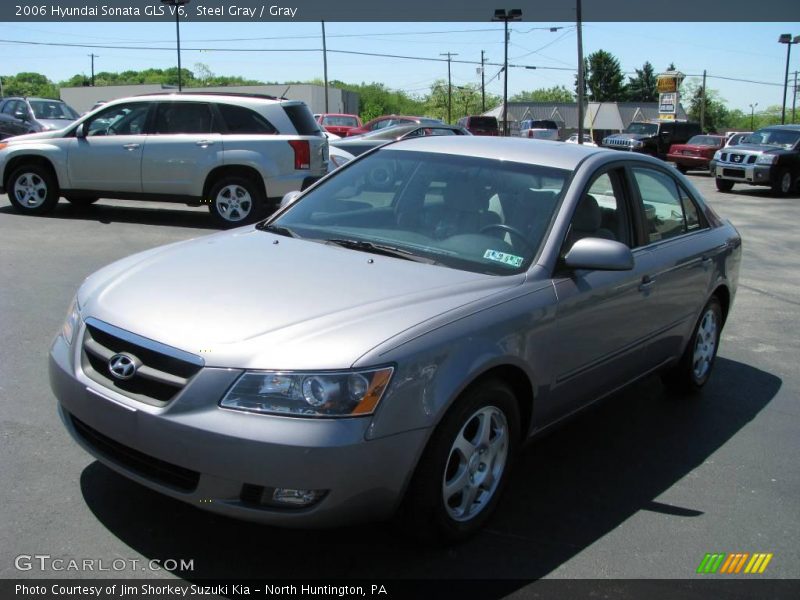 Steel Gray / Gray 2006 Hyundai Sonata GLS V6