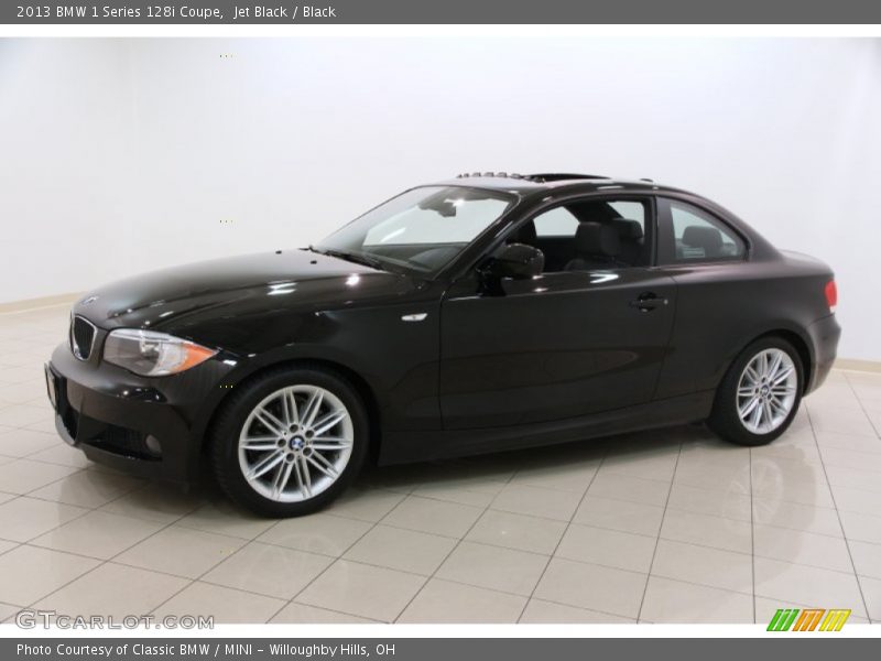 Jet Black / Black 2013 BMW 1 Series 128i Coupe