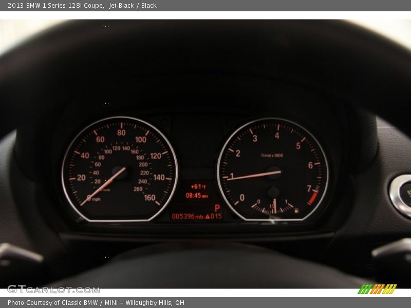 Jet Black / Black 2013 BMW 1 Series 128i Coupe