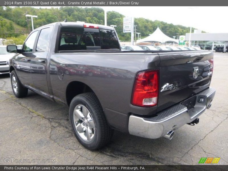 Granite Crystal Metallic / Black/Diesel Gray 2014 Ram 1500 SLT Quad Cab 4x4