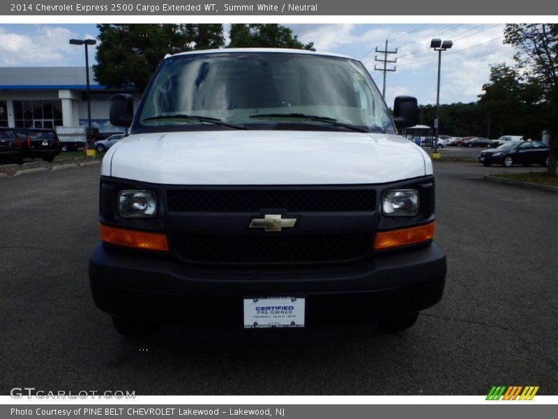 Summit White / Neutral 2014 Chevrolet Express 2500 Cargo Extended WT