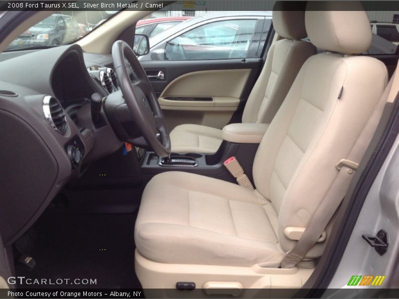 Silver Birch Metallic / Camel 2008 Ford Taurus X SEL