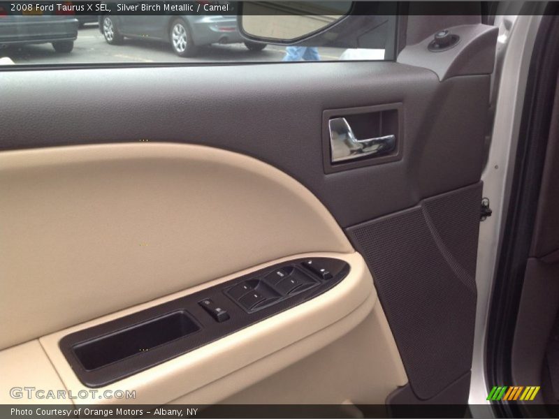 Silver Birch Metallic / Camel 2008 Ford Taurus X SEL