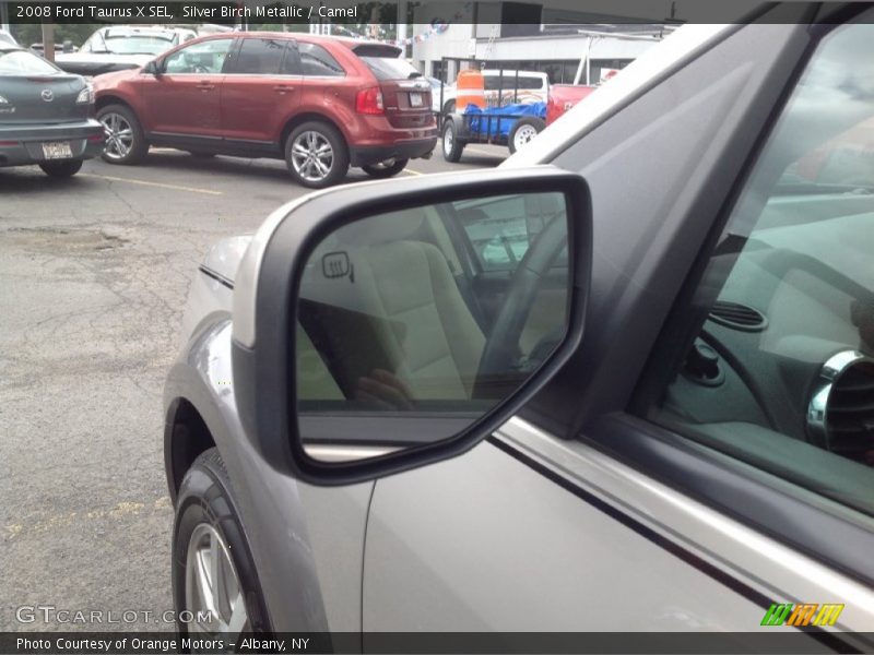 Silver Birch Metallic / Camel 2008 Ford Taurus X SEL