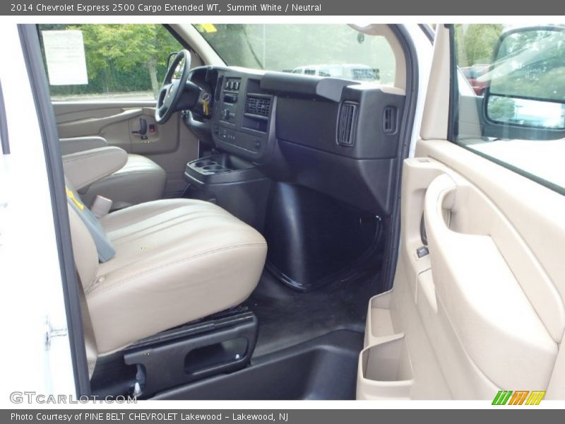 Summit White / Neutral 2014 Chevrolet Express 2500 Cargo Extended WT