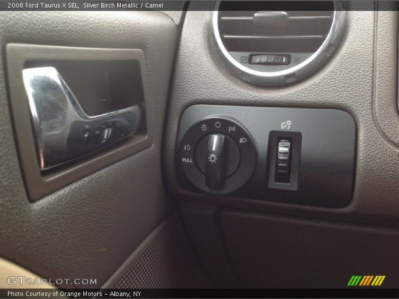 Silver Birch Metallic / Camel 2008 Ford Taurus X SEL