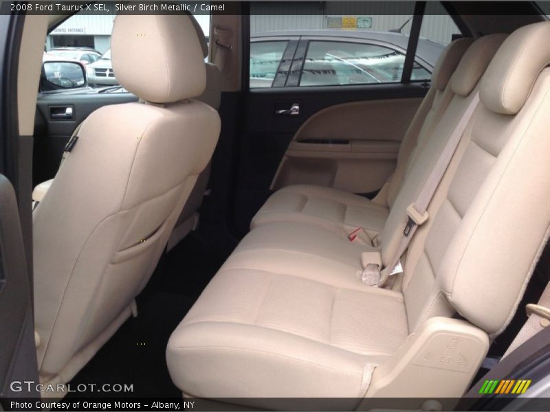 Silver Birch Metallic / Camel 2008 Ford Taurus X SEL