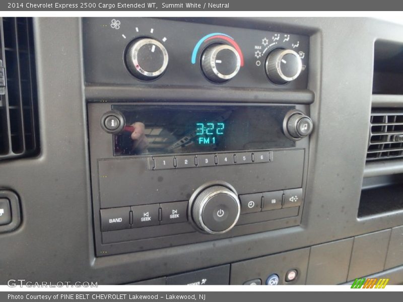 Summit White / Neutral 2014 Chevrolet Express 2500 Cargo Extended WT