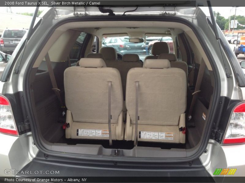 Silver Birch Metallic / Camel 2008 Ford Taurus X SEL