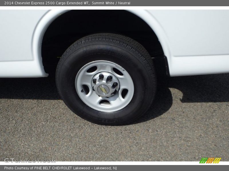Summit White / Neutral 2014 Chevrolet Express 2500 Cargo Extended WT