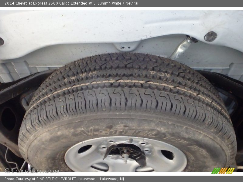 Summit White / Neutral 2014 Chevrolet Express 2500 Cargo Extended WT