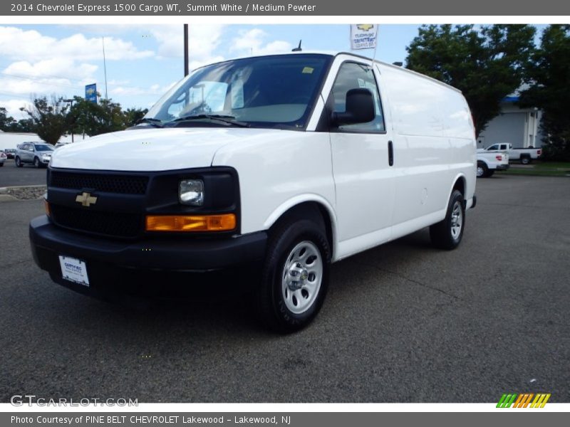 Summit White / Medium Pewter 2014 Chevrolet Express 1500 Cargo WT