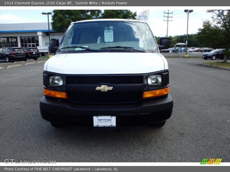 Summit White / Medium Pewter 2014 Chevrolet Express 1500 Cargo WT