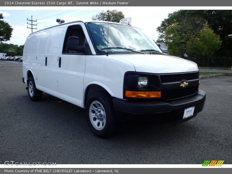 Summit White / Medium Pewter 2014 Chevrolet Express 1500 Cargo WT