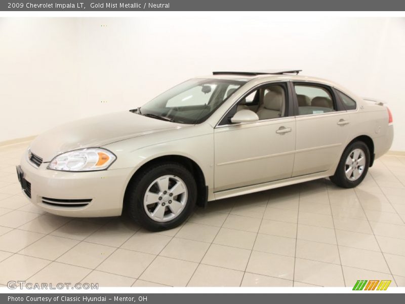 Front 3/4 View of 2009 Impala LT