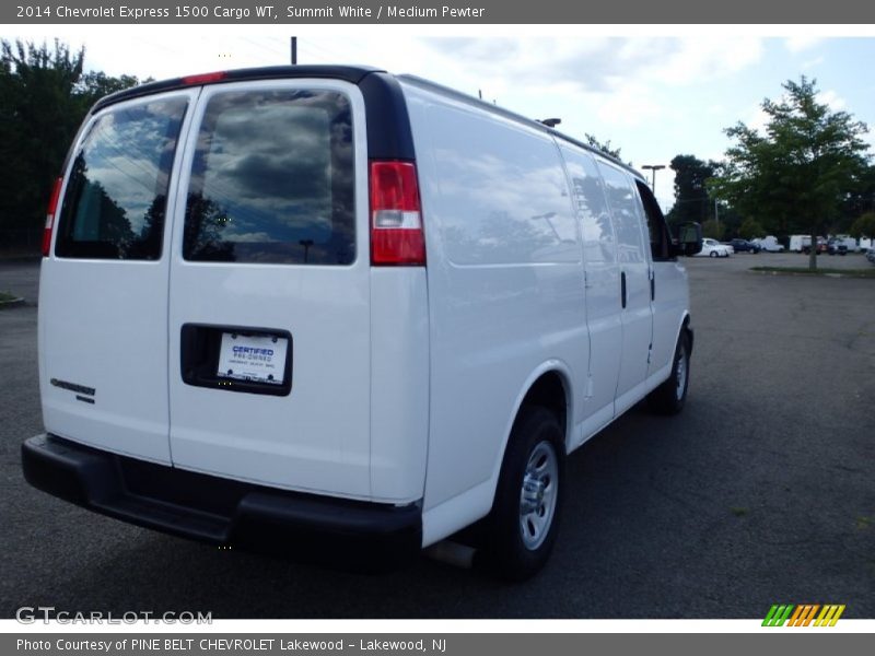 Summit White / Medium Pewter 2014 Chevrolet Express 1500 Cargo WT