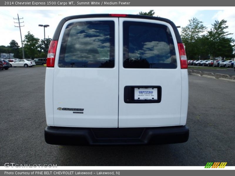 Summit White / Medium Pewter 2014 Chevrolet Express 1500 Cargo WT