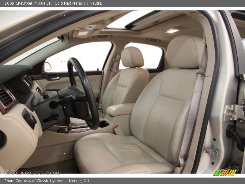 Front Seat of 2009 Impala LT