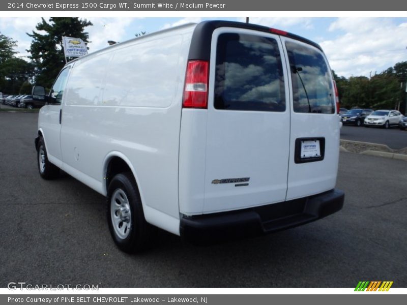 Summit White / Medium Pewter 2014 Chevrolet Express 1500 Cargo WT