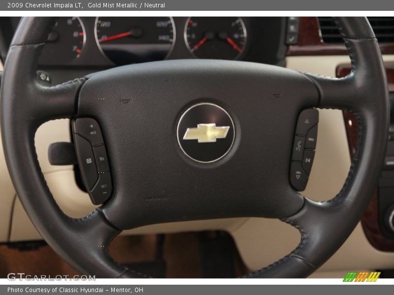 Gold Mist Metallic / Neutral 2009 Chevrolet Impala LT
