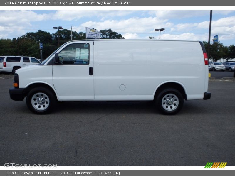 Summit White / Medium Pewter 2014 Chevrolet Express 1500 Cargo WT