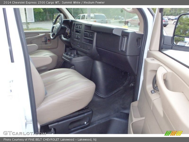 Summit White / Medium Pewter 2014 Chevrolet Express 1500 Cargo WT