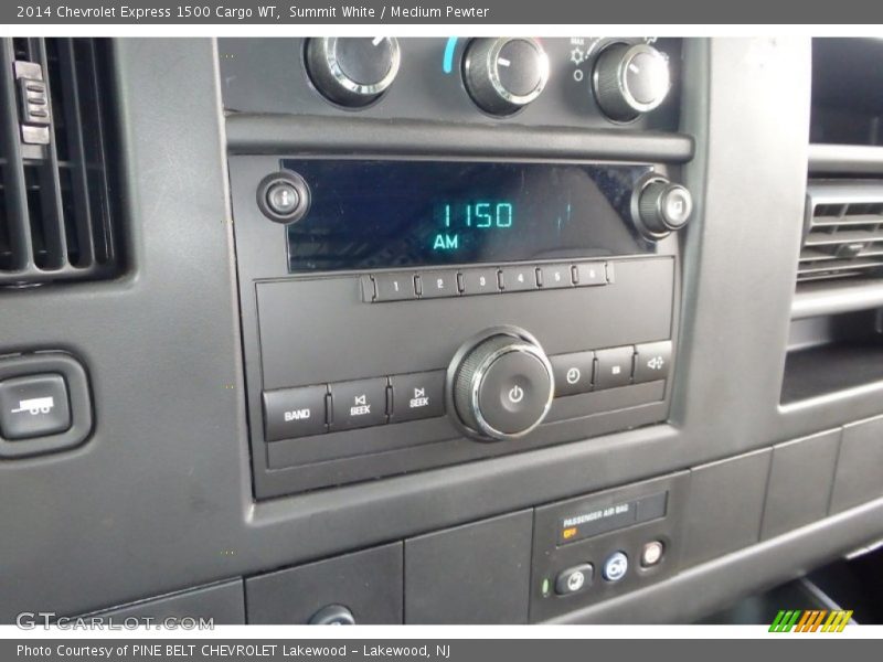 Summit White / Medium Pewter 2014 Chevrolet Express 1500 Cargo WT