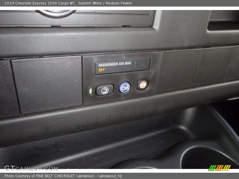 Summit White / Medium Pewter 2014 Chevrolet Express 1500 Cargo WT