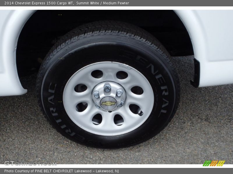 Summit White / Medium Pewter 2014 Chevrolet Express 1500 Cargo WT
