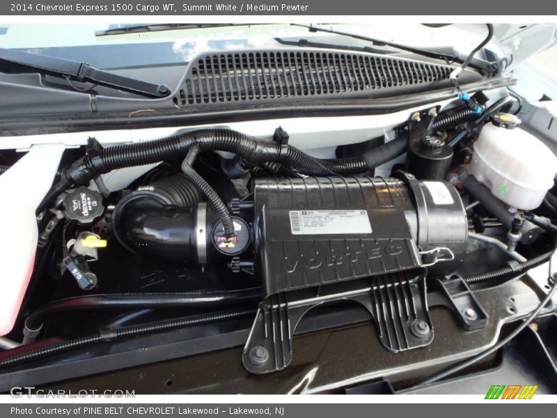 Summit White / Medium Pewter 2014 Chevrolet Express 1500 Cargo WT