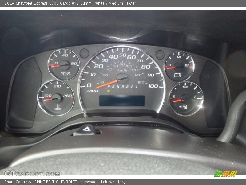 Summit White / Medium Pewter 2014 Chevrolet Express 1500 Cargo WT