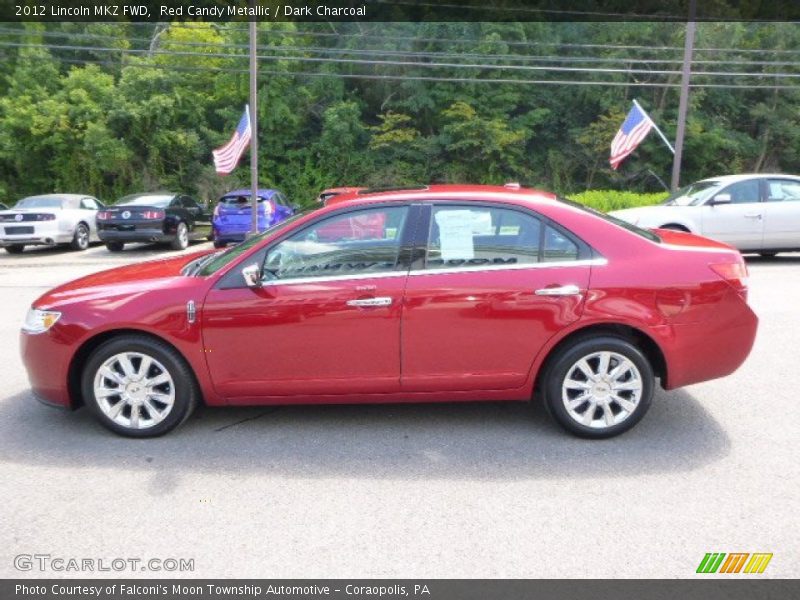 Red Candy Metallic / Dark Charcoal 2012 Lincoln MKZ FWD