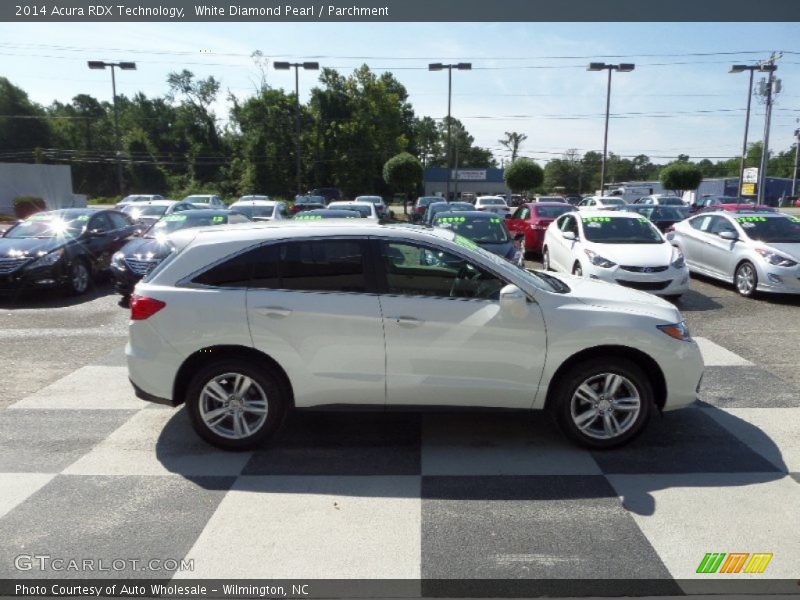 White Diamond Pearl / Parchment 2014 Acura RDX Technology
