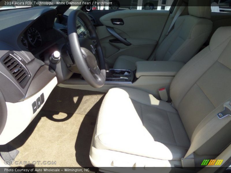 White Diamond Pearl / Parchment 2014 Acura RDX Technology