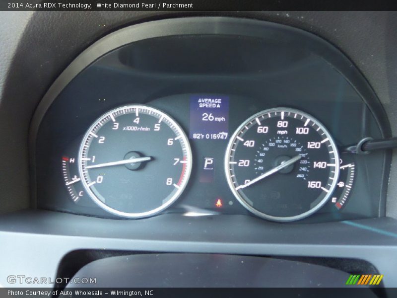 White Diamond Pearl / Parchment 2014 Acura RDX Technology