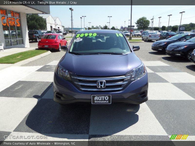 Twilight Blue Metallic / Gray 2014 Honda CR-V LX