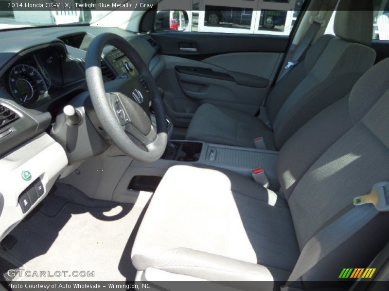 Twilight Blue Metallic / Gray 2014 Honda CR-V LX